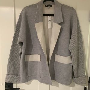 Fall/winter cozy gray cardigan